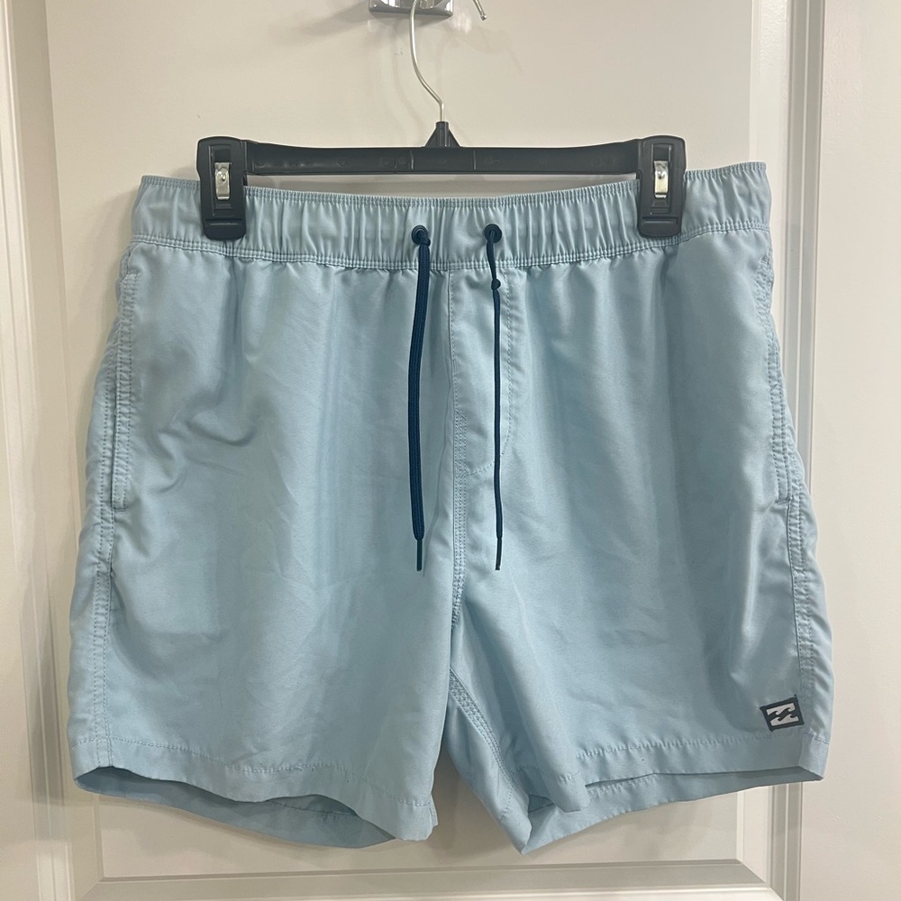 Billabong Light Blue Men’s Swim Trunks Size Large